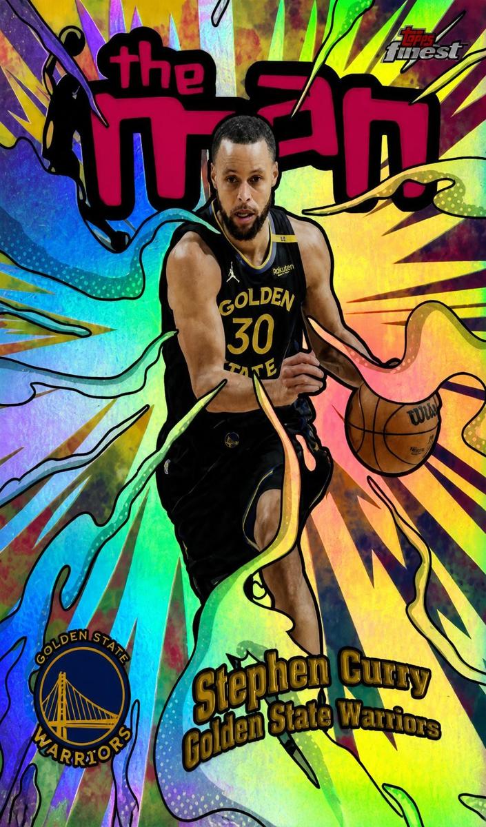 2025 Topps Finest Basketball Stephen Curry #TM-9