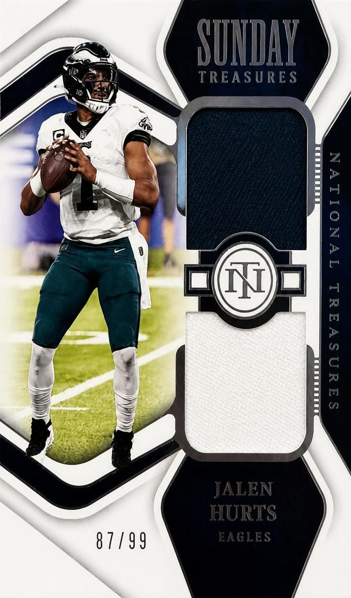 2022 Panini National Treasures Football Jalen Hurts #STR-JHU