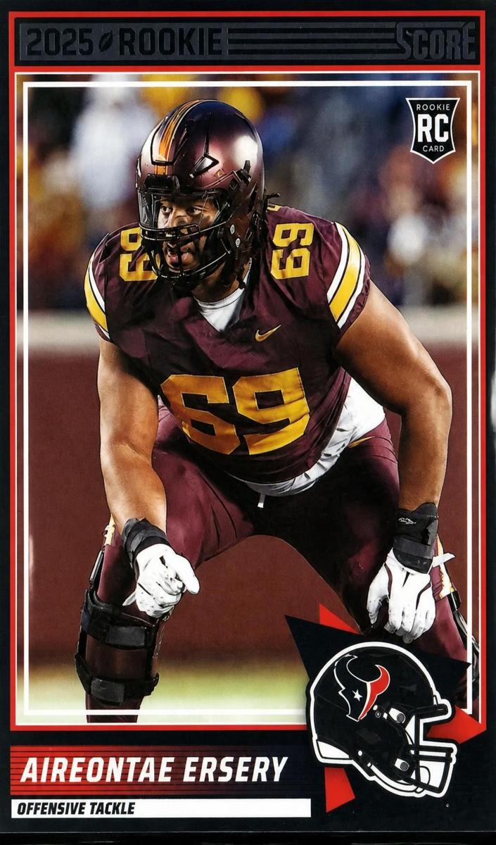 2025 Panini Score Football Aireontae Ersery #77