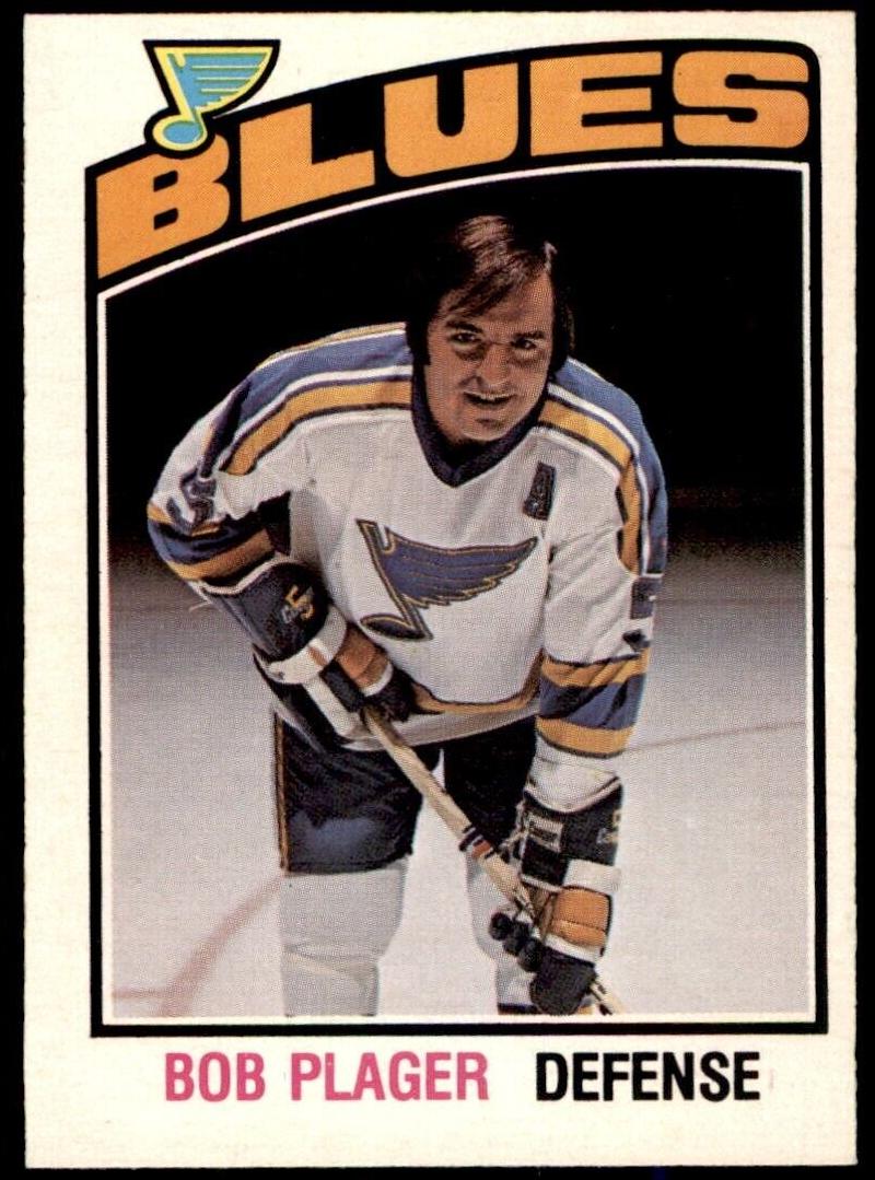 1976 O-Pee-Chee Hockey Bob Plager #369
