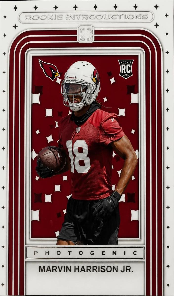 2024 Panini PhotoGenic Football Red Marvin Harrison Jr. #16 PSA 10