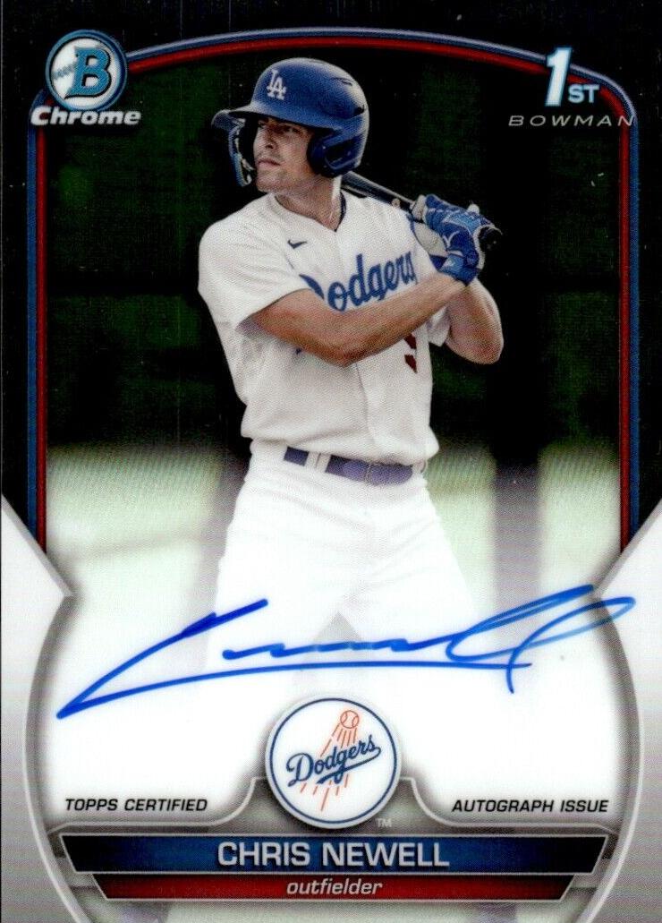 2023 Bowman Chrome Prospects Baseball Chris Newell #CPA-CN PSA 10