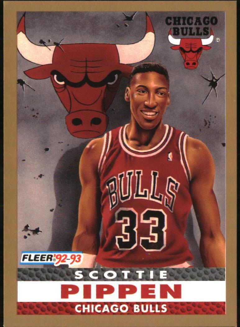 1992 Fleer Basketball Scottie Pippen #254