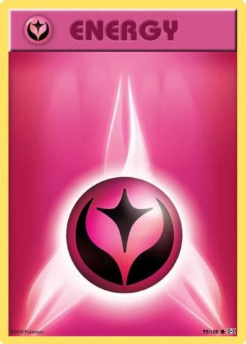 2016 Pokemon XY Evolutions Fairy Energy #99