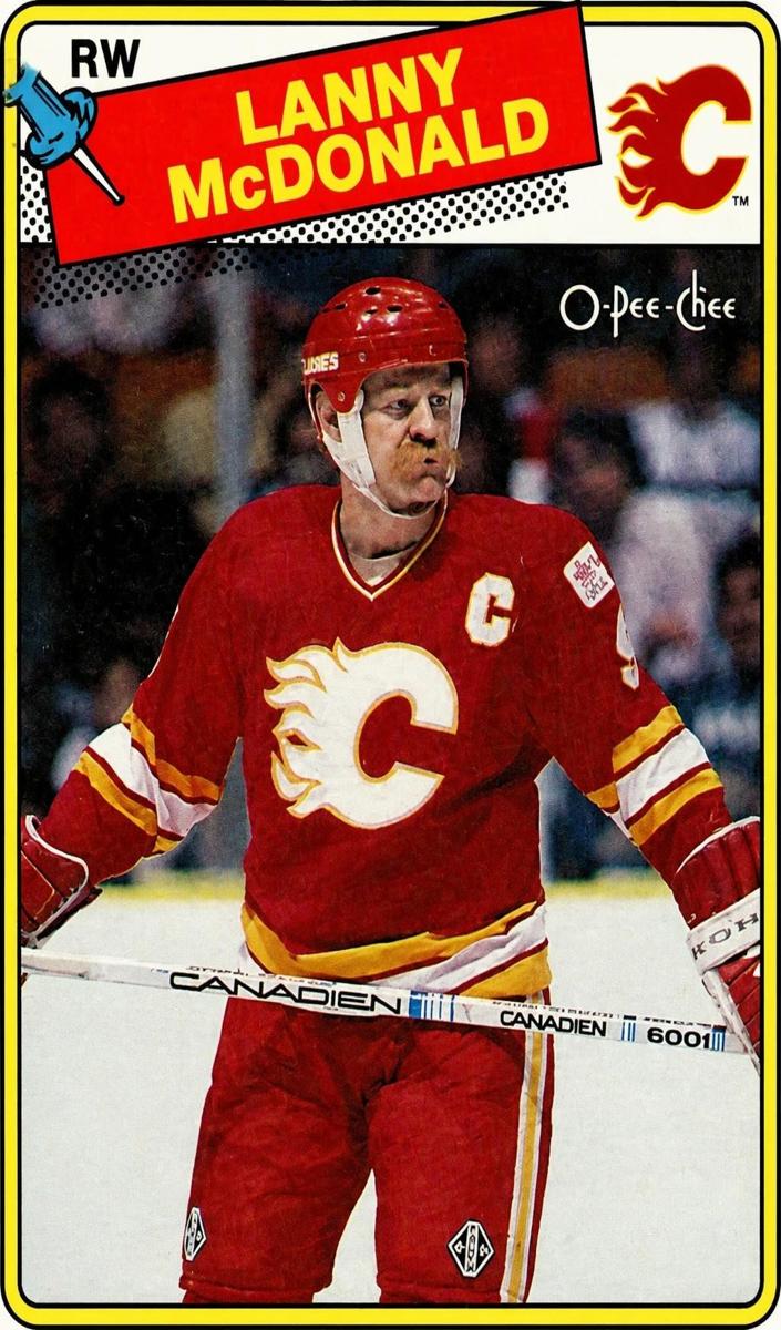 1988 O-Pee-Chee Hockey Lanny McDonald #234 PSA 10