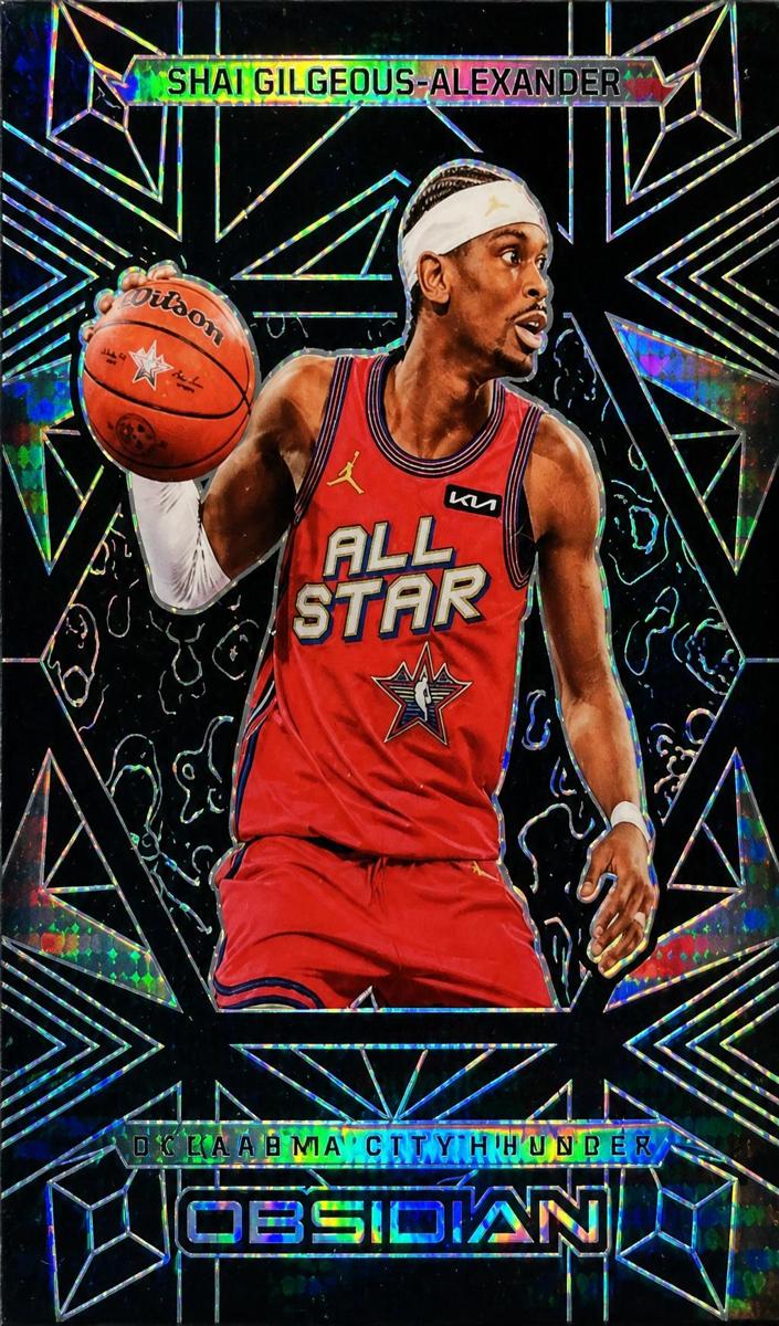 2024 Panini Obsidian Basketball Electric Etch International Shai Gilgeous-Alexander #200