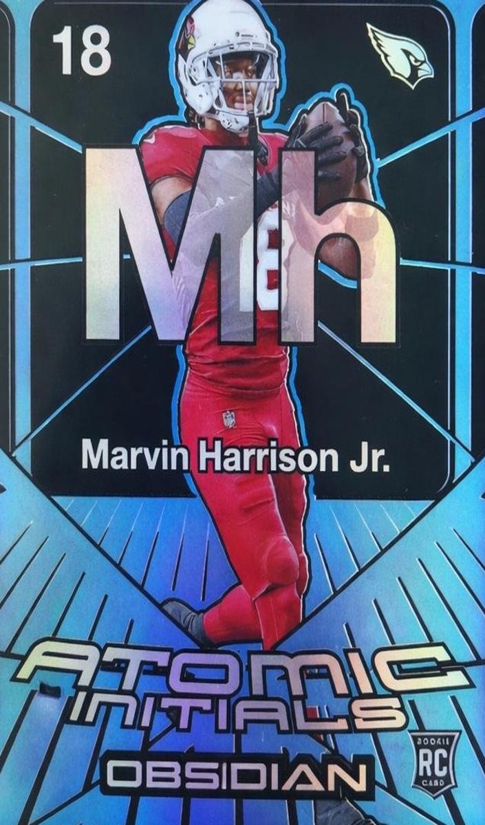 2024 Panini Obsidian Football Blue Marvin Harrison Jr. #17