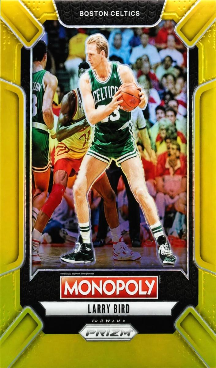 2024 Panini Prizm Monopoly Basketball Gold Larry Bird #LEG3 PSA 9