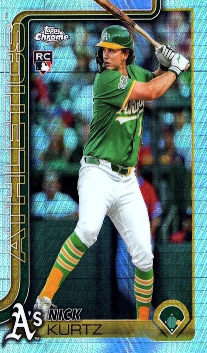 2025 Topps Chrome Update Baseball Prism Refractor Nick Kurtz #USC178