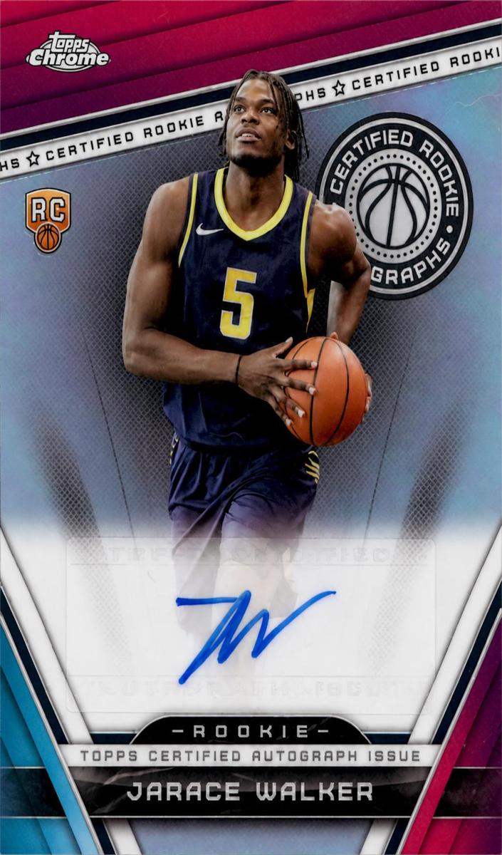 2023 Topps Chrome Basketball Refractor Jarace Walker #CRA-JAW PSA 9