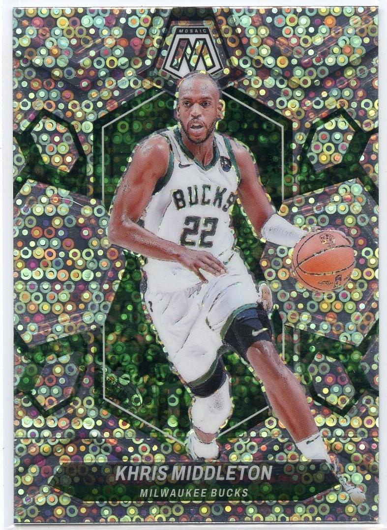 2023 Panini Mosaic Basketball Fast Break Silver Khris Middleton #59