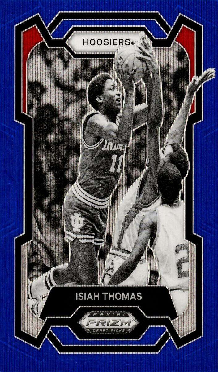 2024 Panini Prizm Draft Picks Basketball Blue Wave Isiah Thomas #11
