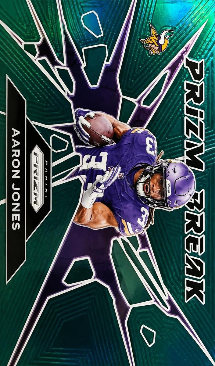 2024 Panini Prizm Football Green Wave Aaron Jones #6