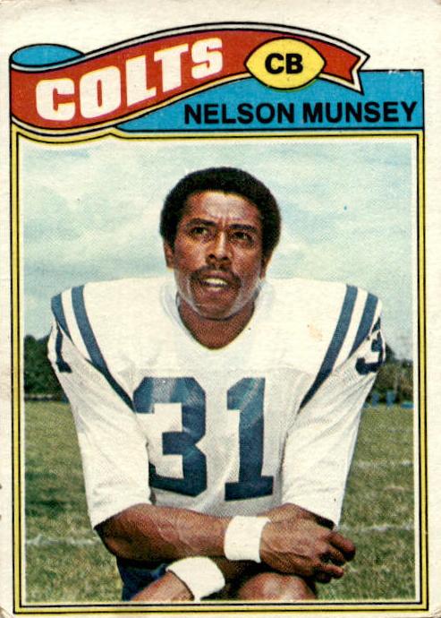 1977 Topps Football Nelson Munsey #392 PSA 9