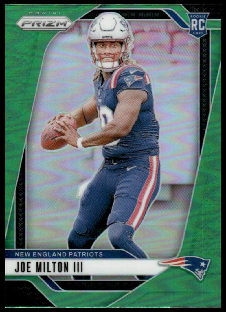 2024 Panini Prizm Football Green Joe Milton III #354 PSA 9
