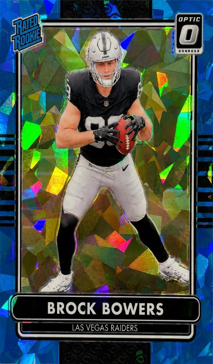 2024 Donruss Optic Football Ice Brock Bowers #7 PSA 10