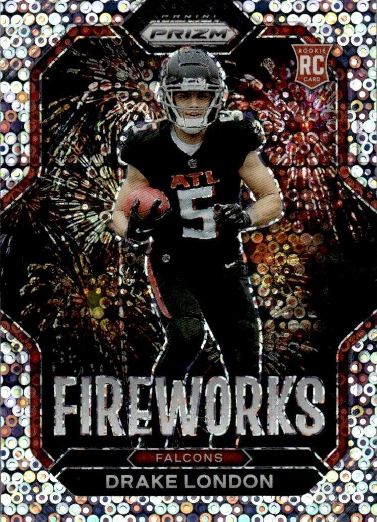 2022 Panini Prizm Football No Huddle Drake London #F-20 PSA 9