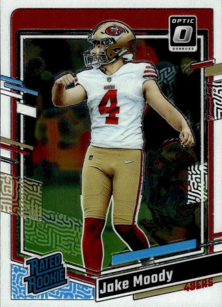 2023 Donruss Optic Football Jake Moody #289 PSA 7.5