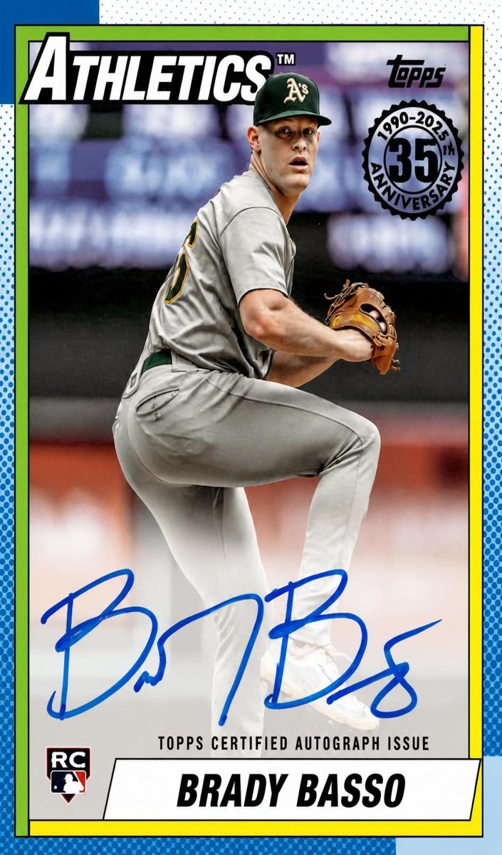 2025 Topps Baseball Brady Basso #90A-BBA