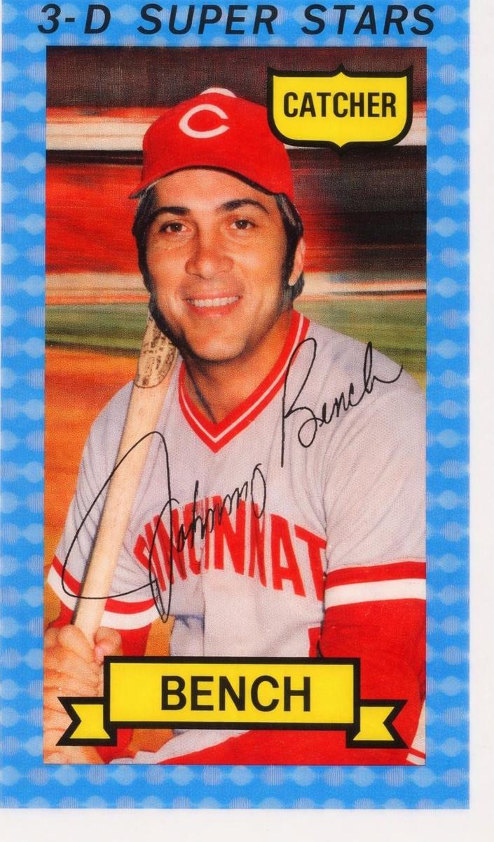 1974 Kellogg's 3-D Super Stars Baseball Johnny Bench #28