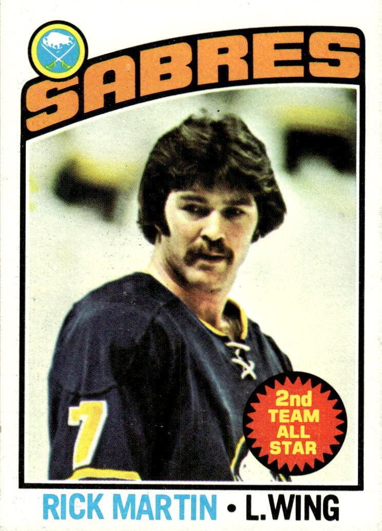 1976 Topps Hockey Rick Martin #210 PSA 5