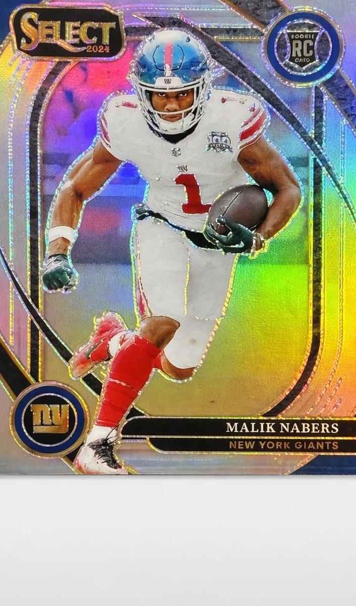 2024 Panini Select Football Silver Malik Nabers #220 PSA 10