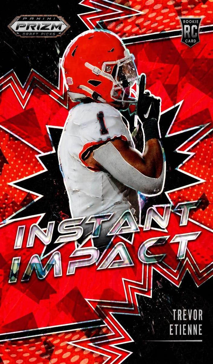 2025 Panini Prizm Draft Picks Football Red Ice Trevor Etienne #II-TEE