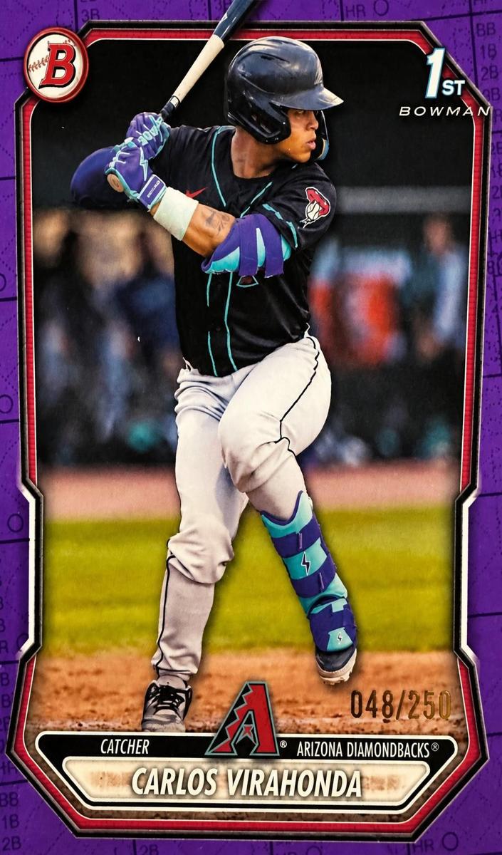 2026 Bowman Baseball Purple Border Carlos Virahonda #BP-28