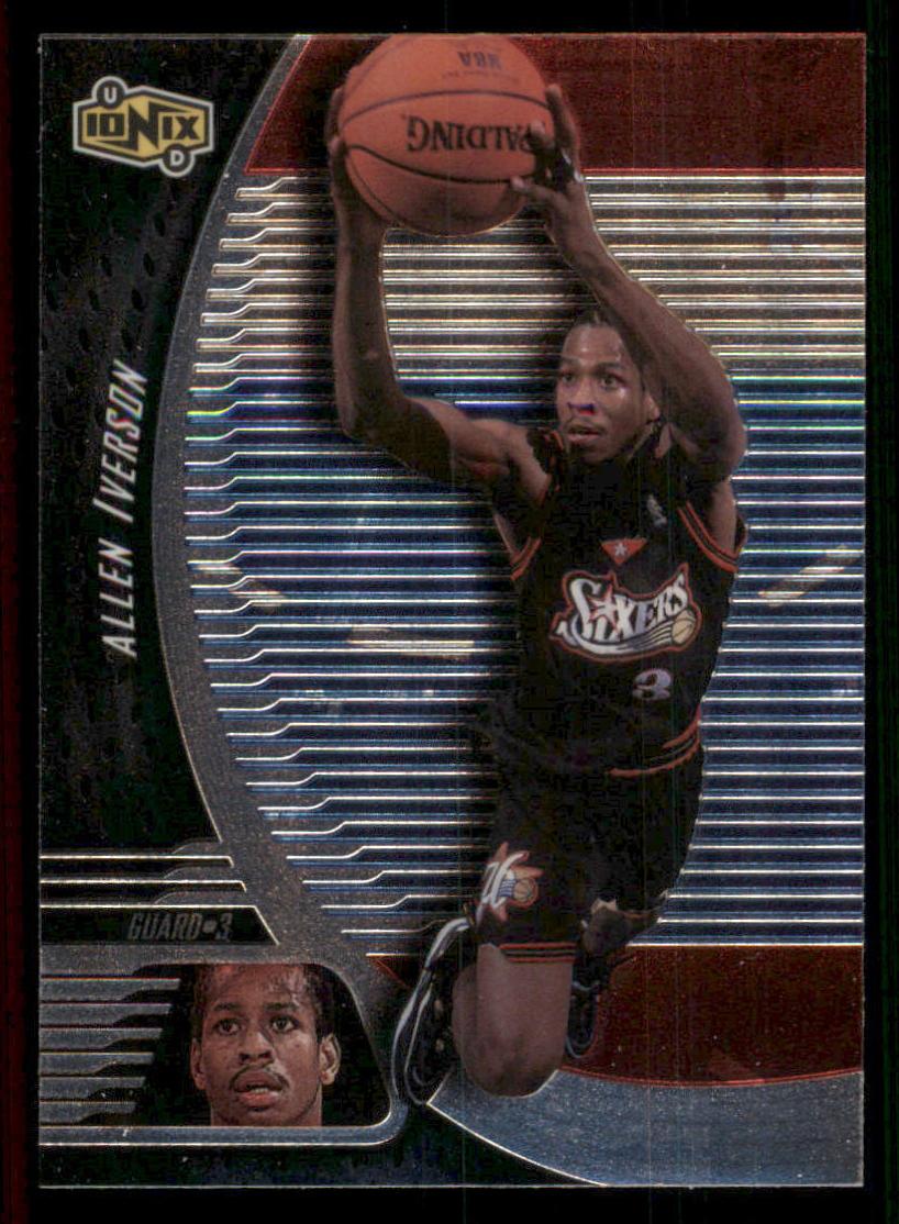 1998 Upper Deck Ionix Basketball Allen Iverson #46 PSA 9