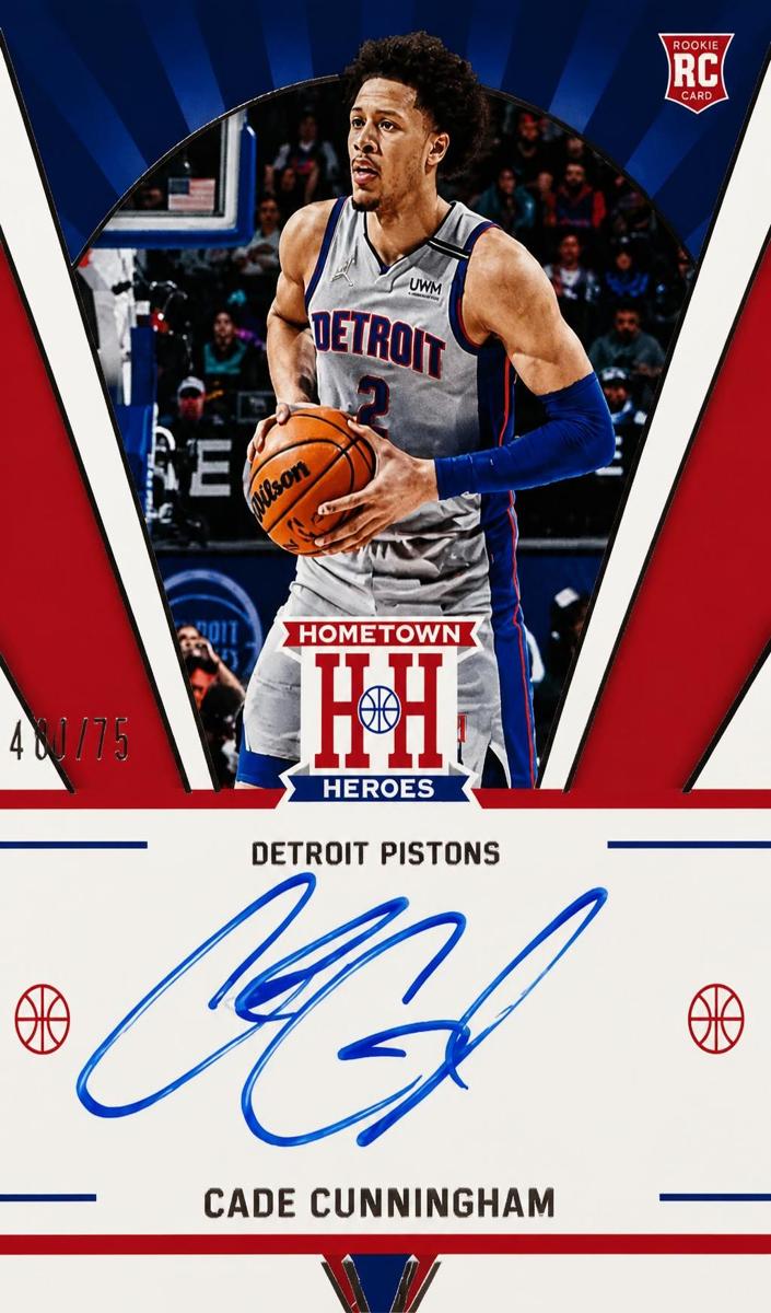 2021 Panini Chronicles Basketball Cade Cunningham #HHR-CCU PSA 10