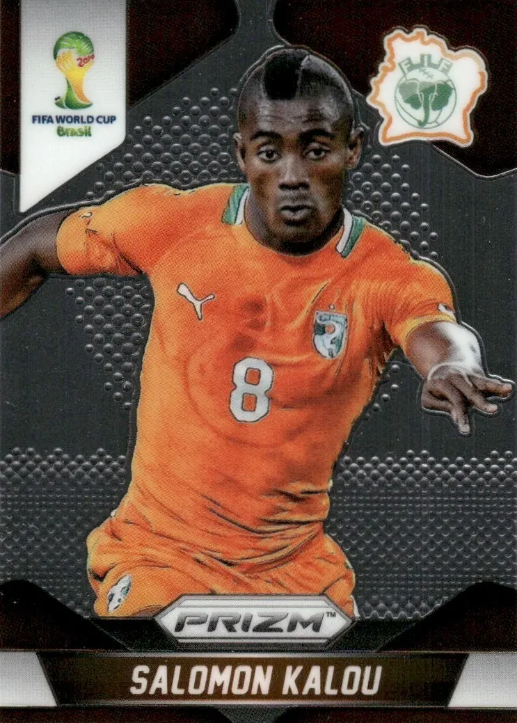 2014 Panini Prizm World Cup Soccer Salomon Kalou #61 PSA 9