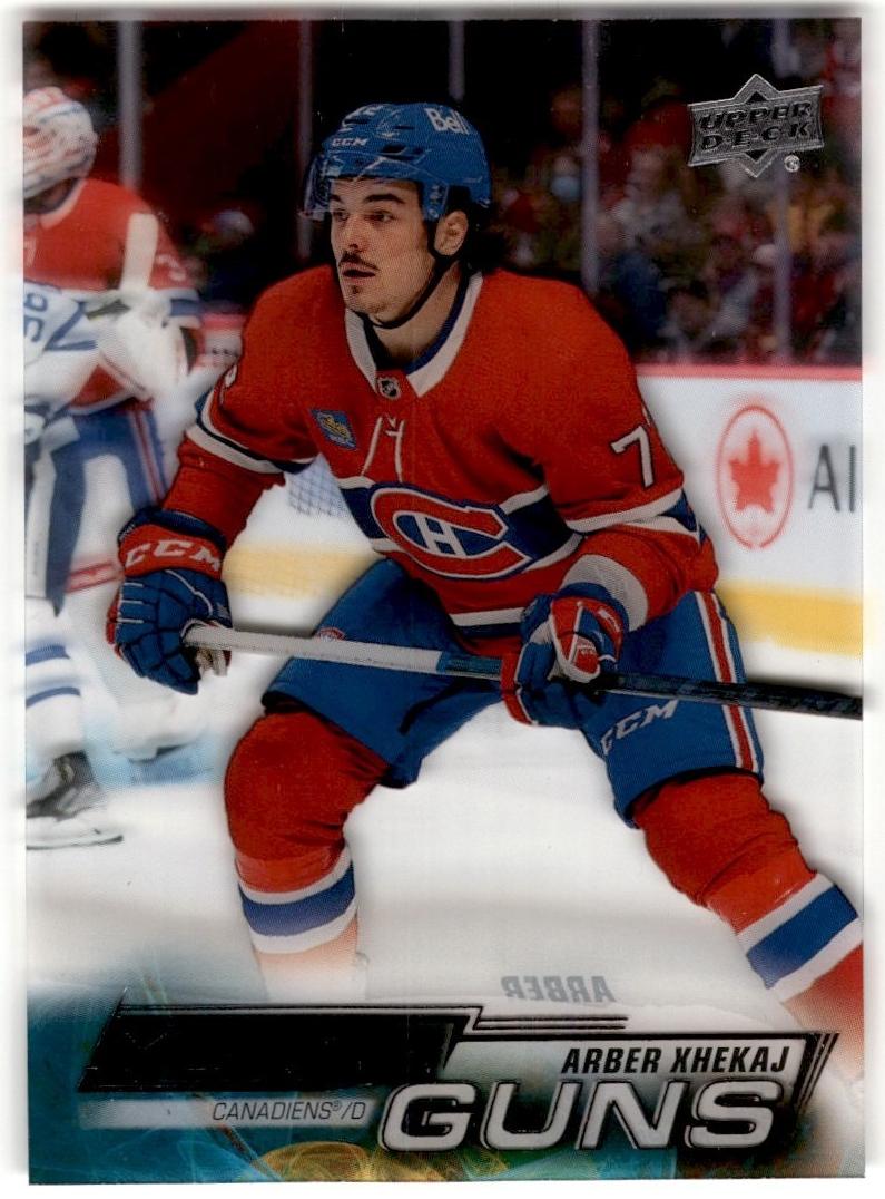 2022 Upper Deck Hockey Clear Cut Arber Xhekaj #490 PSA 10