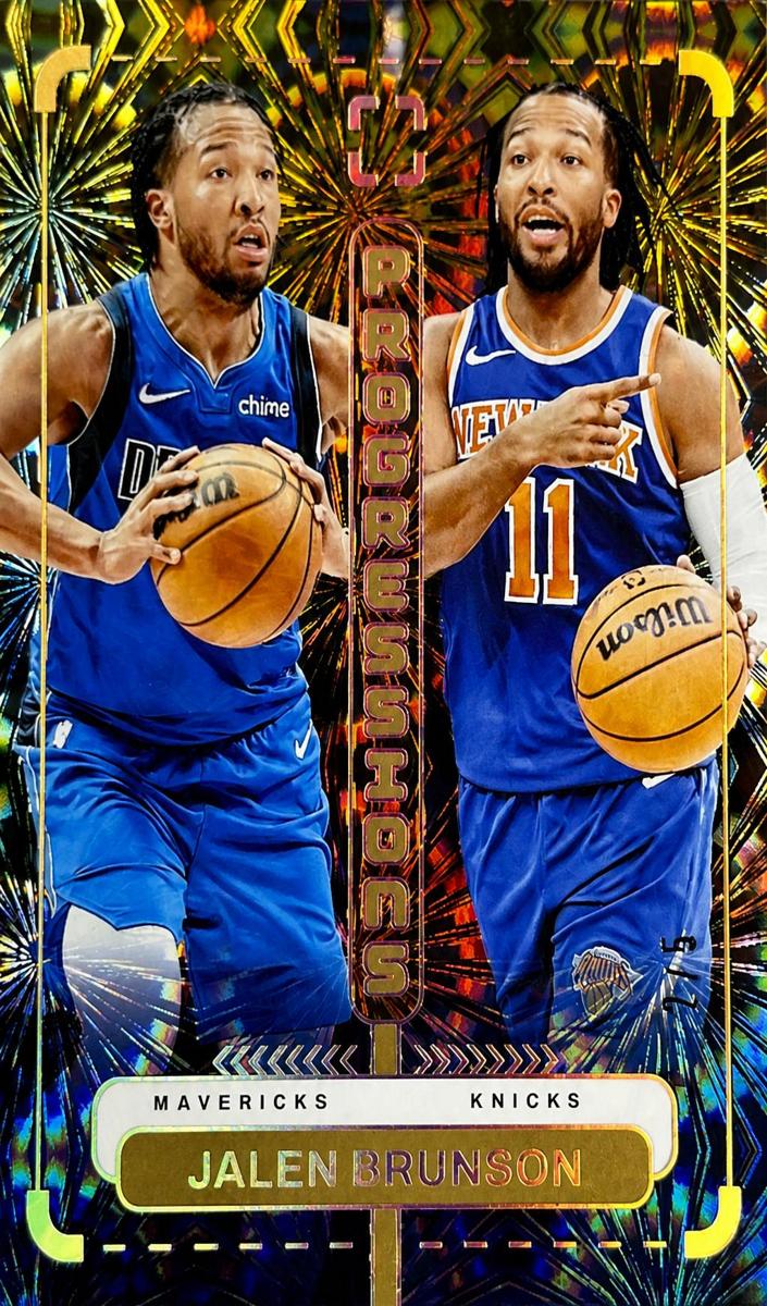 2024 Panini PhotoGenic Basketball Fireworks Jalen Brunson #3