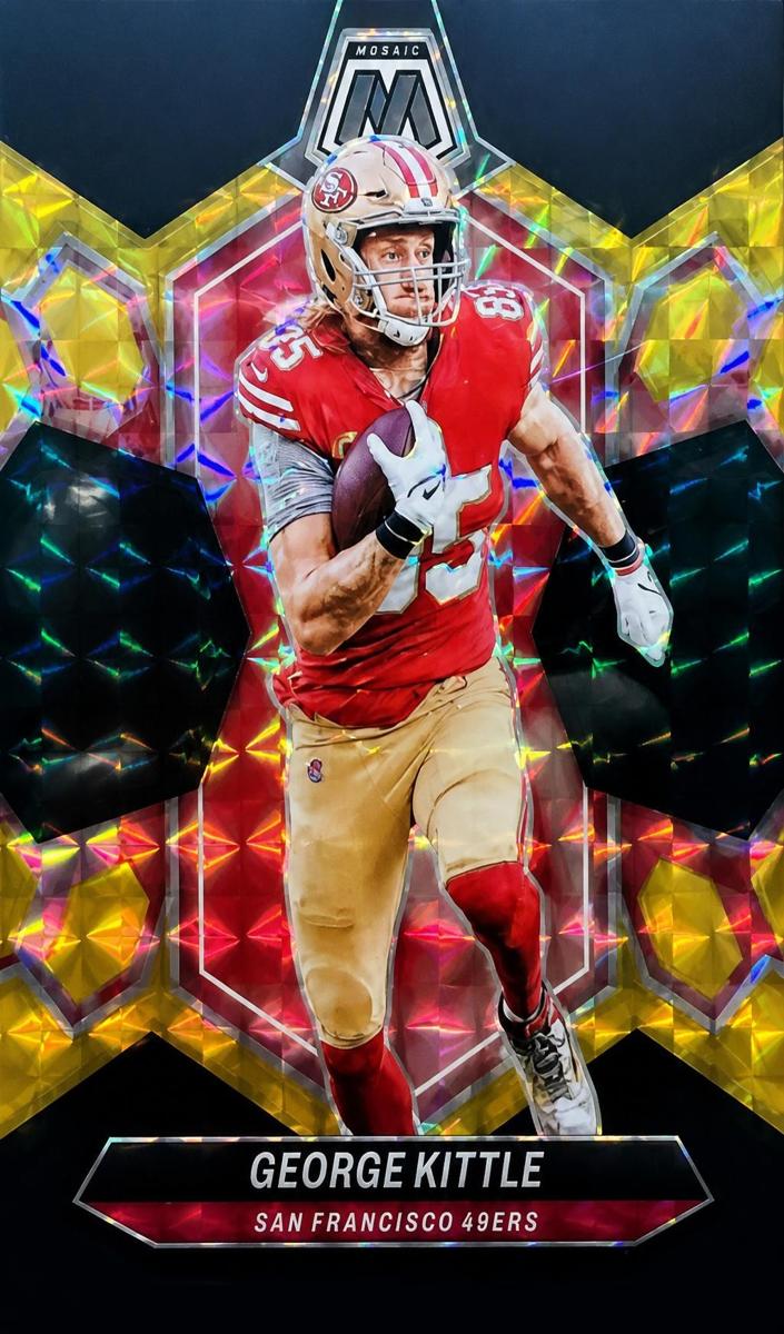 2024 Panini Mosaic Football Choice Black Gold George Kittle #194