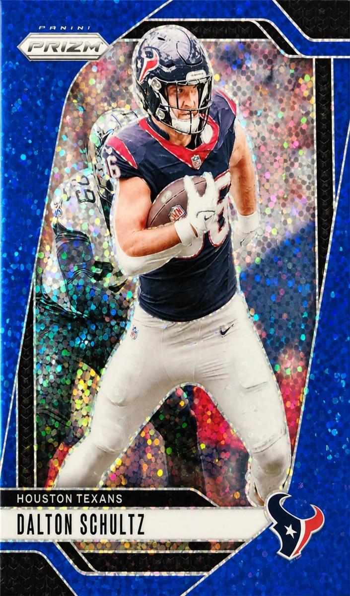 2024 Panini Prizm Football Blue Sparkle Dalton Schultz #115