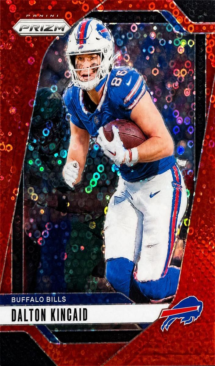 2024 Panini Prizm Football No Huddle Red Dalton Kincaid #30