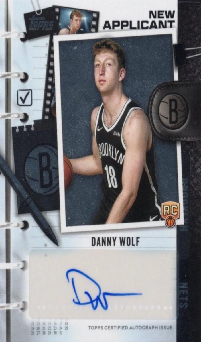 2025 Topps Basketball Danny Wolf #NA-DW