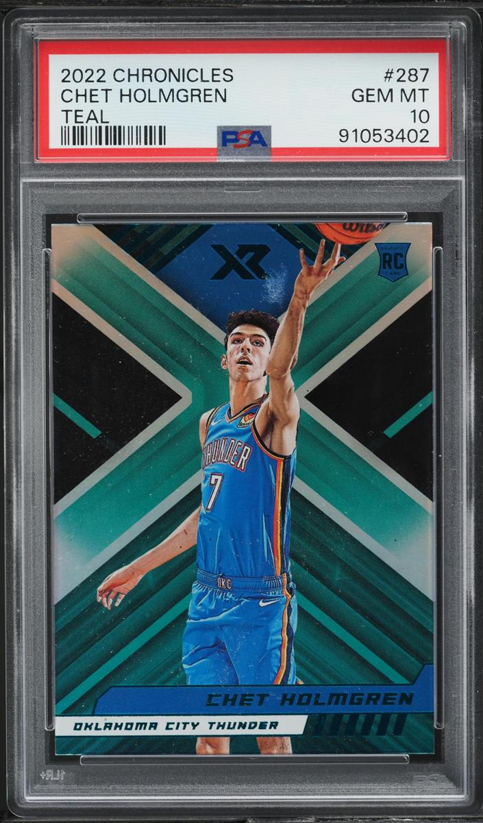 2022 Panini Chronicles Basketball Teal Chet Holmgren #287