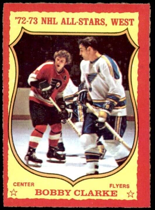 1973 O-Pee-Chee Hockey Bobby Clarke #50 PSA 8