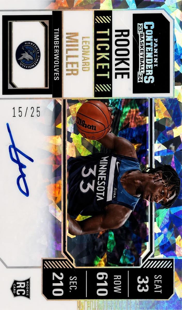 2023 Panini Contenders Basketball Cracked Ice Ticket Leonard Miller #124
