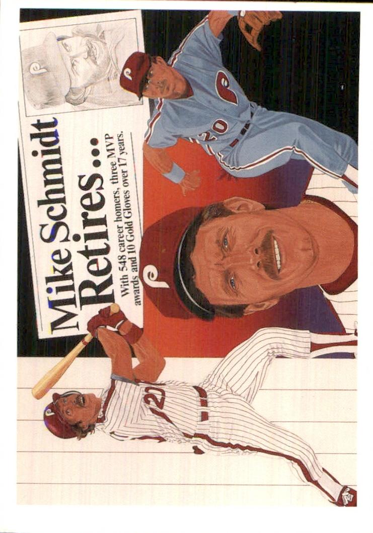 1990 Upper Deck Baseball Mike Schmidt #20 PSA 10