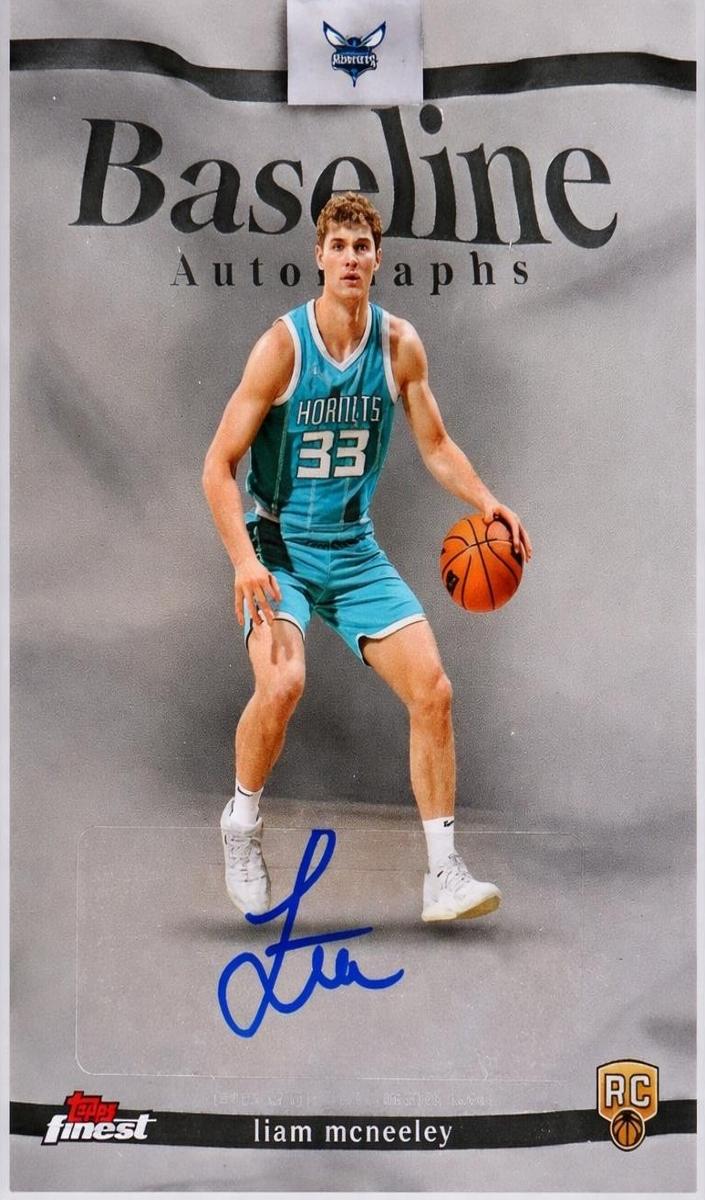 2025 Topps Finest Basketball Liam McNeeley #BA-LM