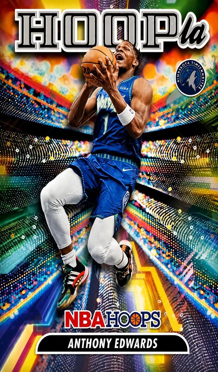 2022 Panini Hoops Basketball Anthony Edwards #10