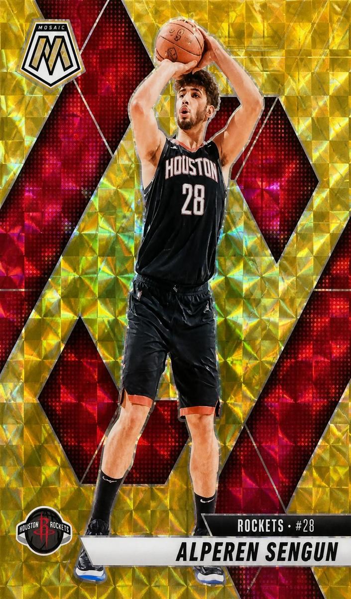 2024 Panini Mosaic Basketball Reactive Yellow Alperen Sengun #64