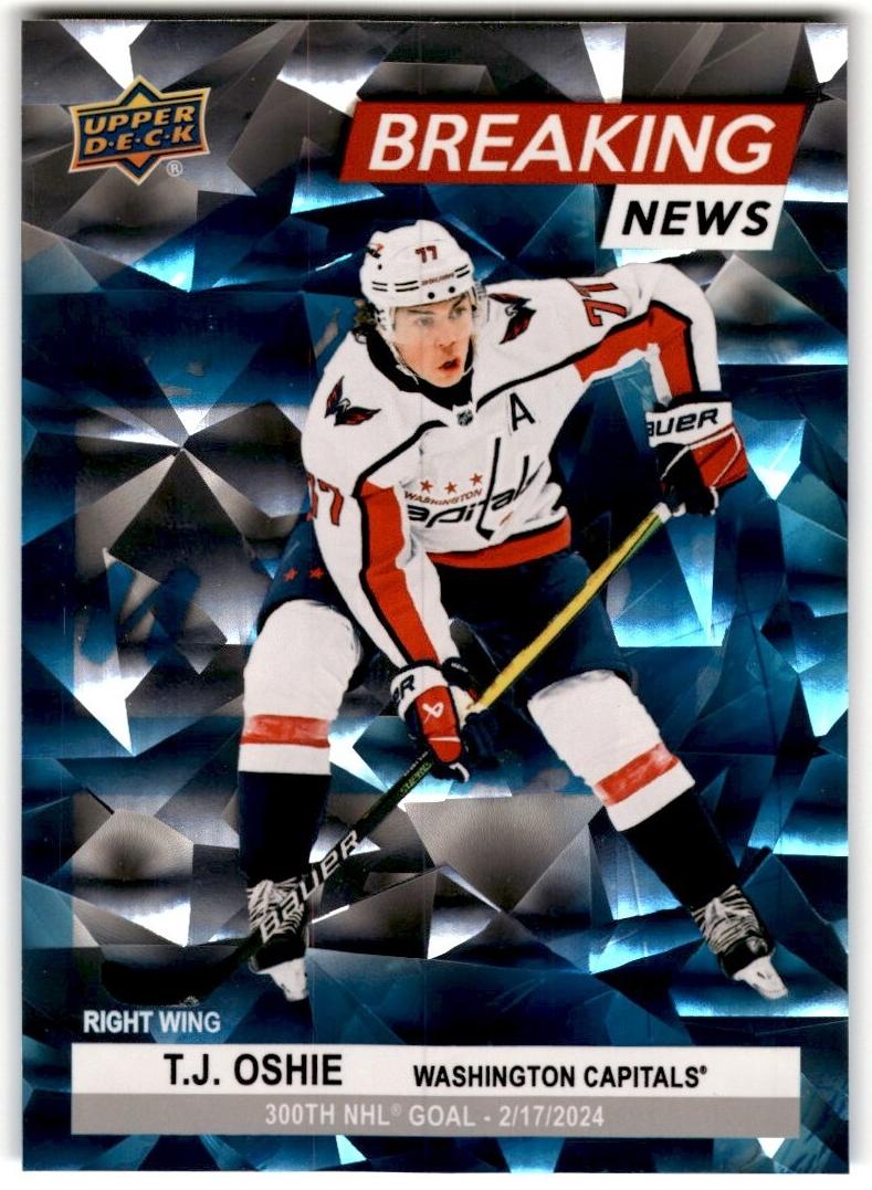 2024 Upper Deck Hockey T.J. Oshie #BN-18
