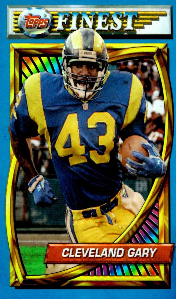 1994 Topps Finest Football Refractor Cleveland Gary #182