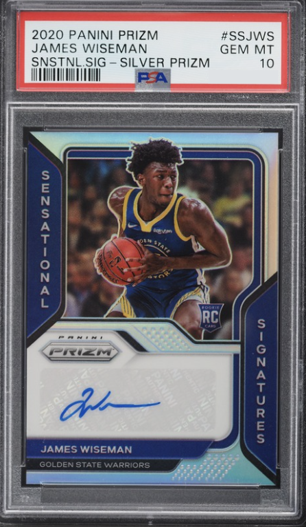 2020 Panini Prizm Basketball Silver James Wiseman #SS-JWS