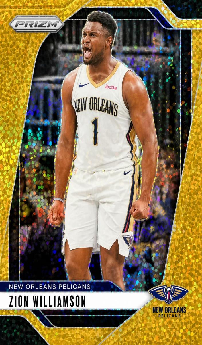 2024 Panini Prizm Basketball Gold Sparkle Zion Williamson #10