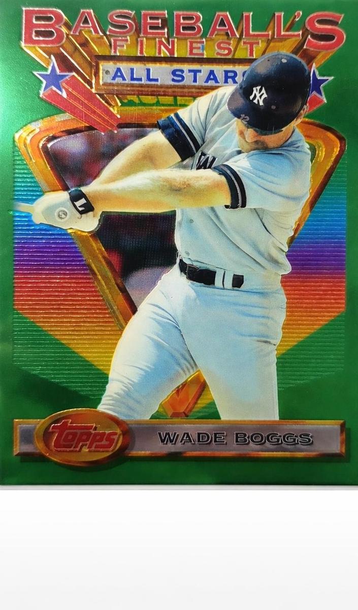 1993 Topps Finest Baseball All-Star Wade Boggs #90 PSA 9