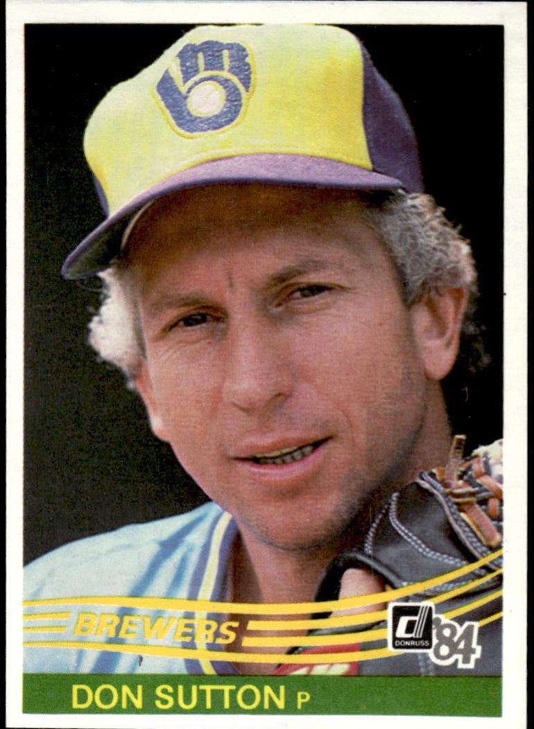 1984 Donruss Baseball Don Sutton #414 PSA 9